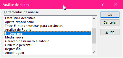 histograma excel