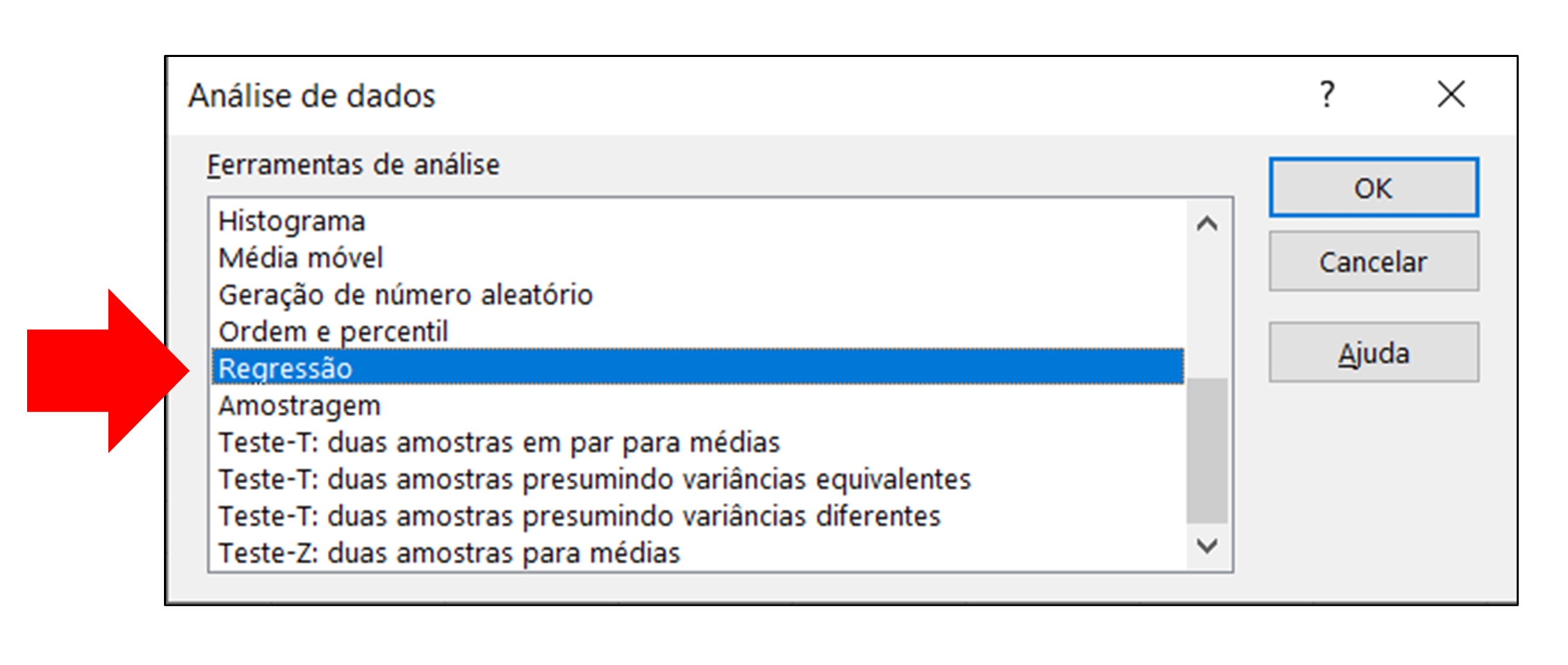 Setup da Regressão Linear