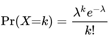 Nesta imagem, temos a fórmula de Poisson 