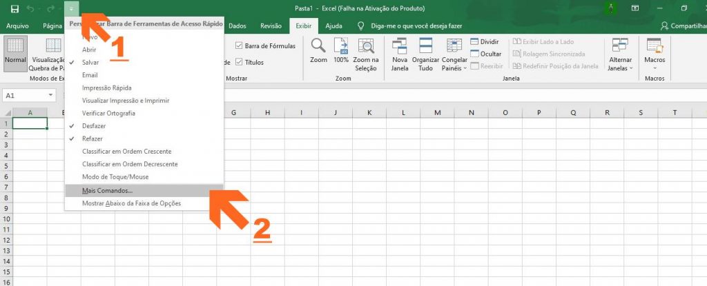 Como ativar o modo desenvolvedor no Excel 