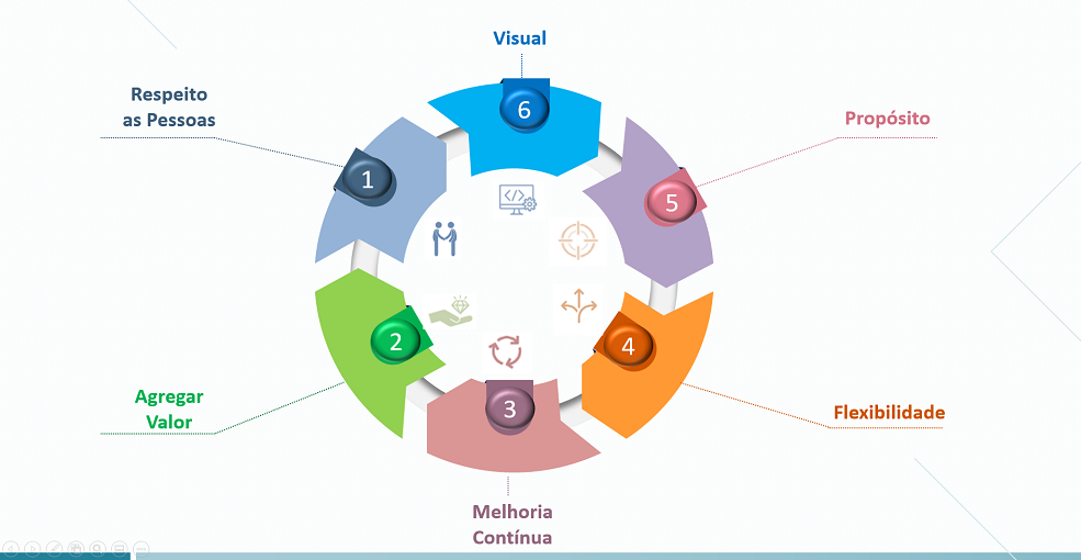 Imagem dos Princípios do Lean Healthcare