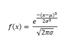 função de densidade de probabilidade 