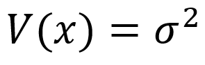 Fórmula da variância 